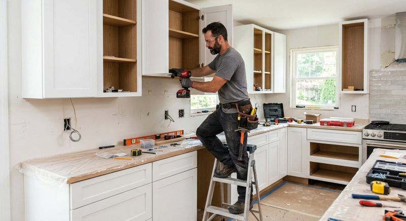 Cupboard Installation in Bloomington, IN
